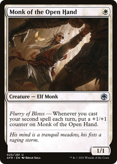 Monk of the Open Hand (25) [Adventures in the Forgotten Realms] foil - Deck Out Gaming