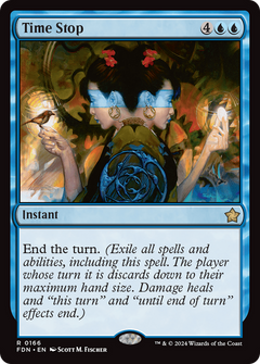Time Stop (166) [Foundations] foil - Deck Out Gaming