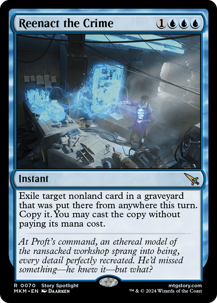 Reenact the Crime (70) [Murders at Karlov Manor] foil - Deck Out Gaming