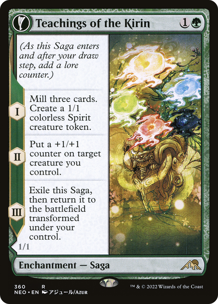 Teachings of the Kirin (Showcase) (360) [Kamigawa: Neon Dynasty] - Deck Out Gaming
