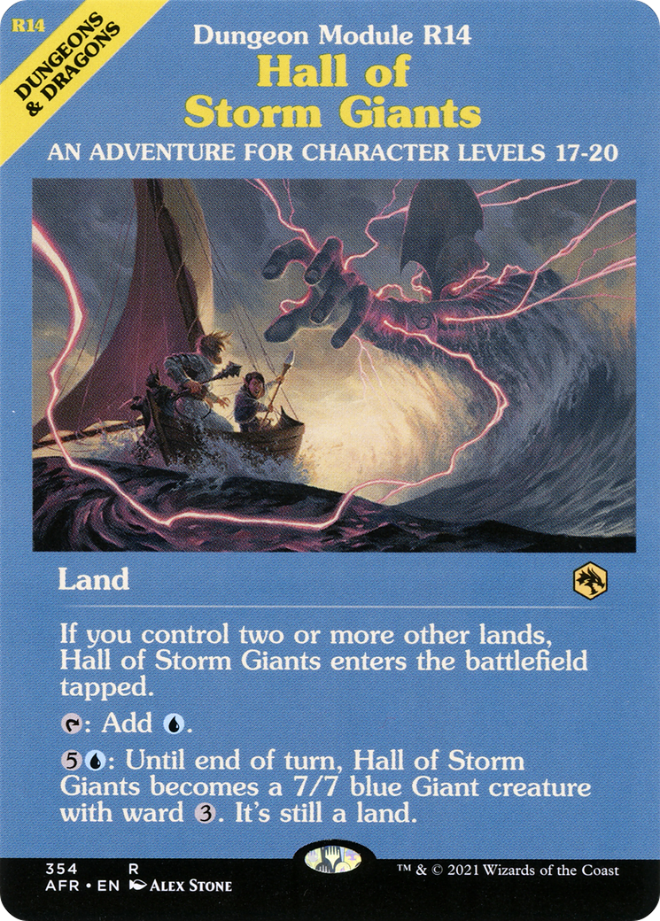 Hall of Storm Giants (354) [Adventures in the Forgotten Realms] foil - Deck Out Gaming