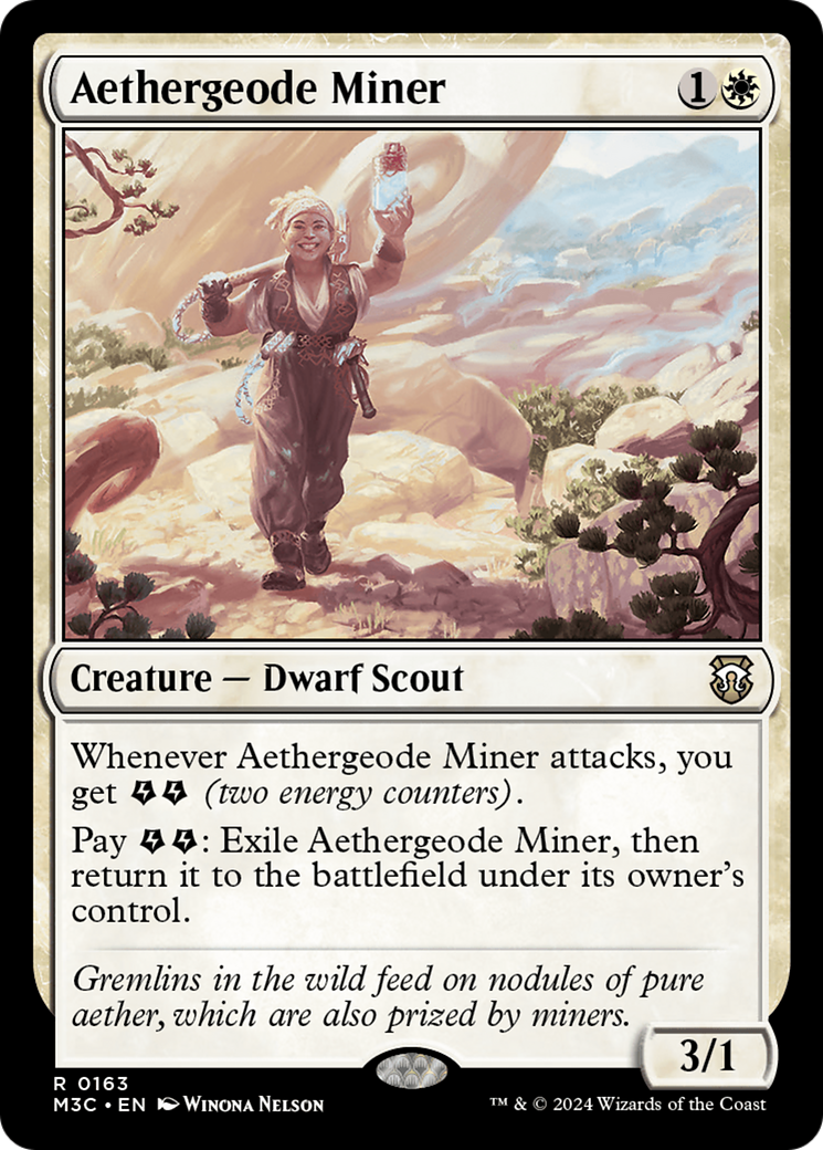 Aethergeode Miner (163) [Modern Horizons 3 Commander] - Deck Out Gaming