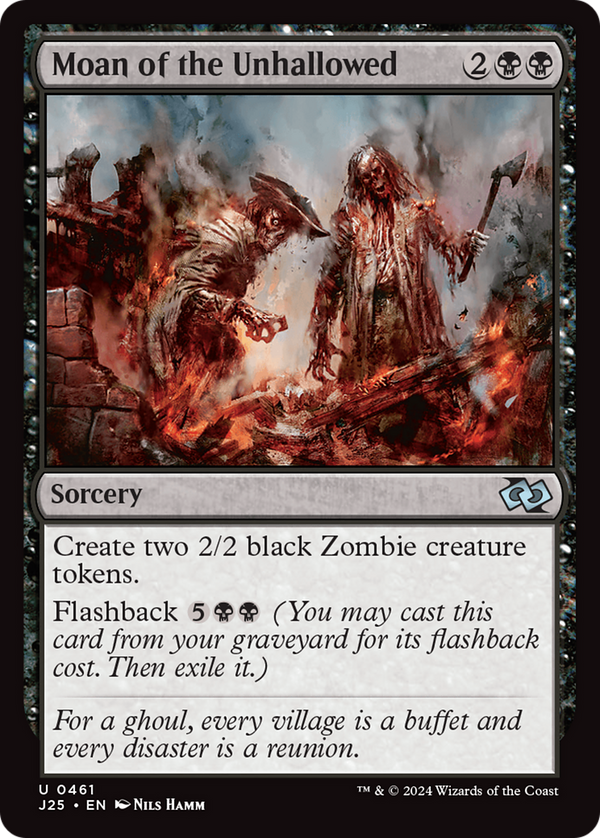 Moan of the Unhallowed (461) [Foundations Jumpstart] - Deck Out Gaming