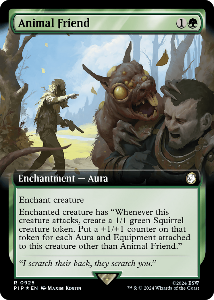 Animal Friend (Extended Art) (Surge Foil) (925) [Fallout] foil - Deck Out Gaming