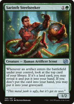 Sarinth Steelseeker (189) [The Brothers' War] foil - Deck Out Gaming