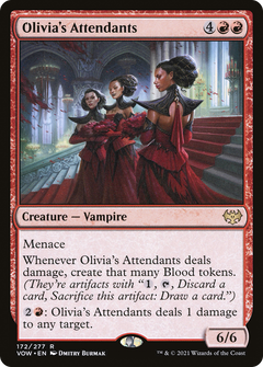 Olivia's Attendants (172) [Innistrad: Crimson Vow] foil - Deck Out Gaming
