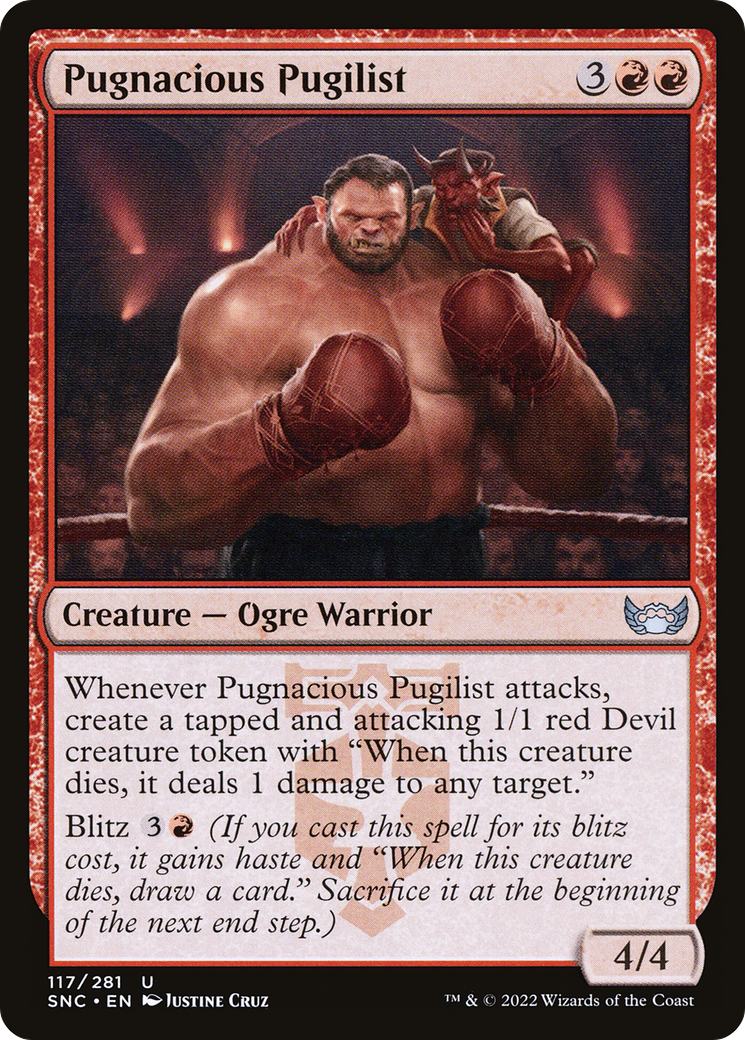 Pugnacious Pugilist (117) [Streets of New Capenna] - Deck Out Gaming