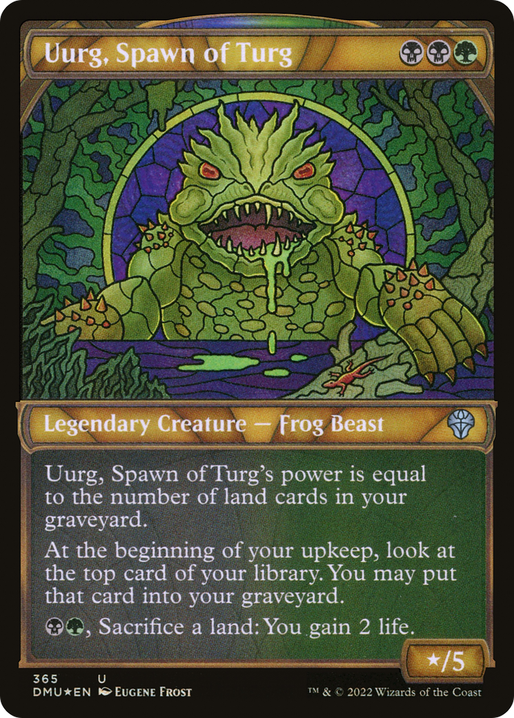 Uurg, Spawn of Turg (Textured Foil) (365) [Dominaria United] foil - Deck Out Gaming