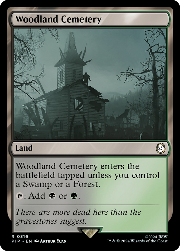 Woodland Cemetery (316) [Fallout] - Deck Out Gaming