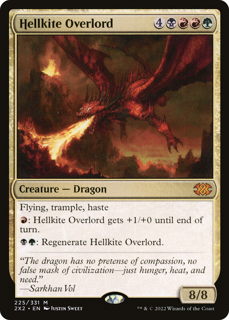 Hellkite Overlord (225) [Double Masters 2022] foil - Deck Out Gaming