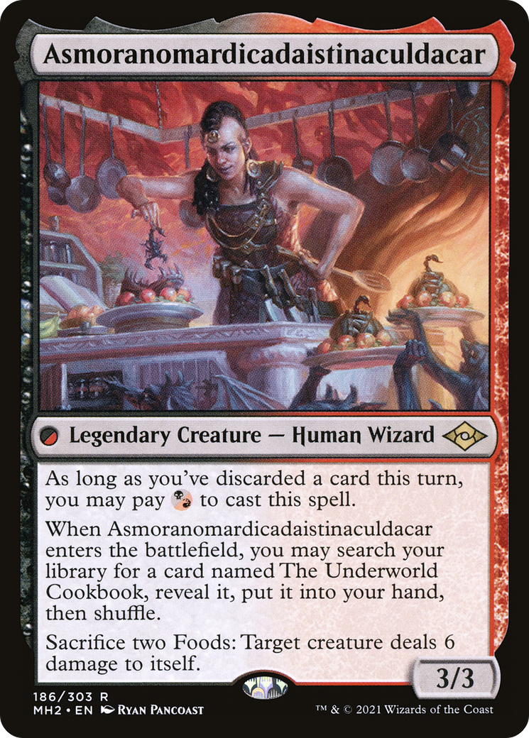 Asmoranomardicadaistinaculdacar (186) [Modern Horizons 2] foil - Deck Out Gaming