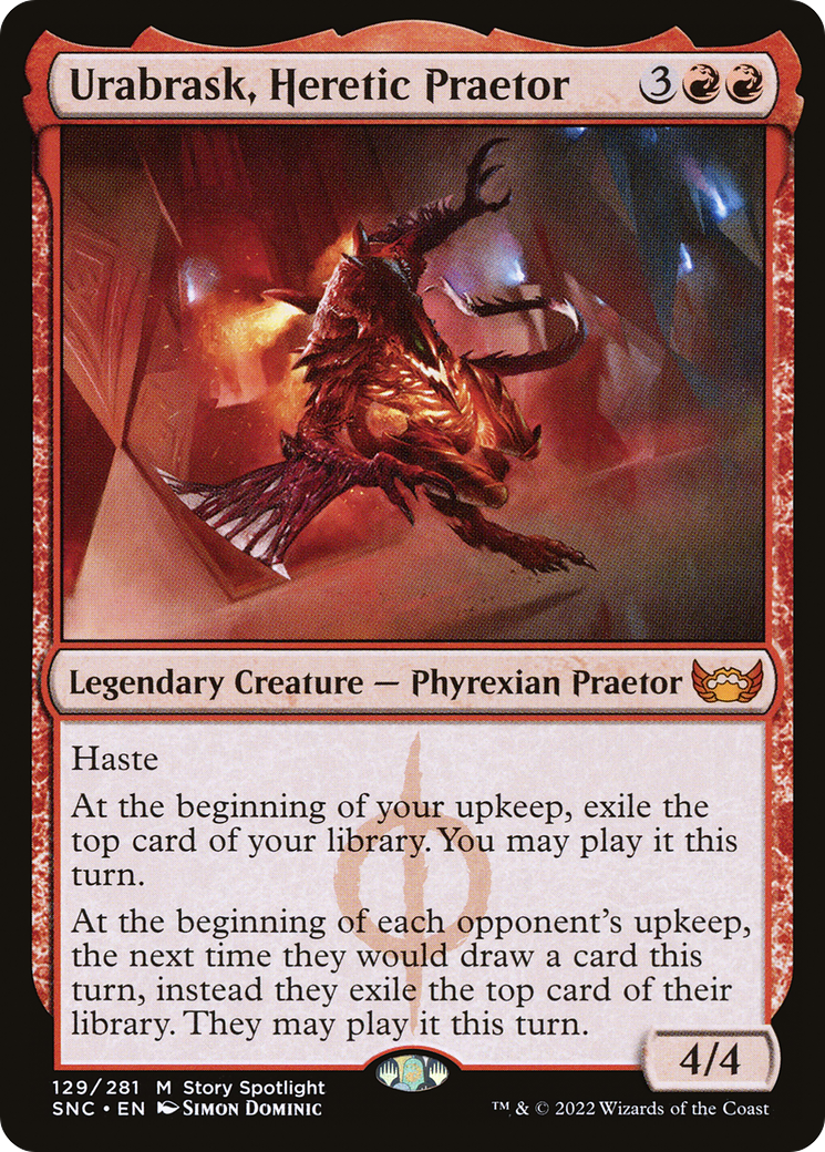 Urabrask, Heretic Praetor (129) [Streets of New Capenna] foil - Deck Out Gaming