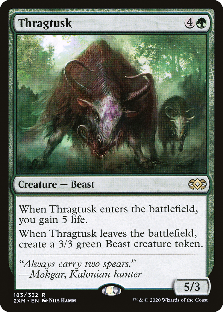 Thragtusk (183) [Double Masters] foil - Deck Out Gaming