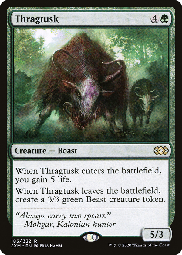 Thragtusk (183) [Double Masters] foil - Deck Out Gaming