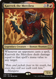 Kaervek the Merciless (236) [Double Masters 2022] foil - Deck Out Gaming