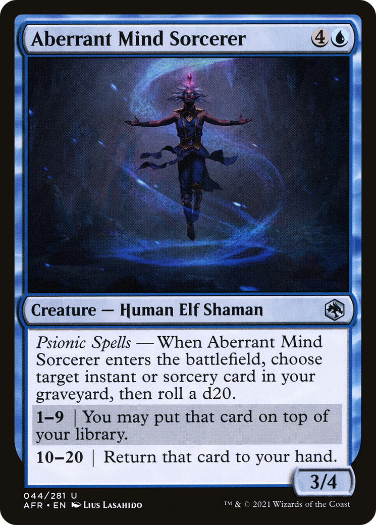 Aberrant Mind Sorcerer (44) [Adventures in the Forgotten Realms] foil - Deck Out Gaming