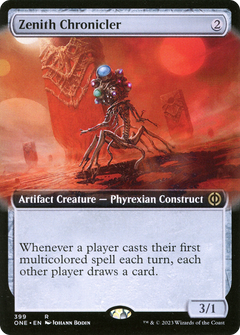 Zenith Chronicler (Extended Art) (399) [Phyrexia: All Will Be One] foil - Deck Out Gaming
