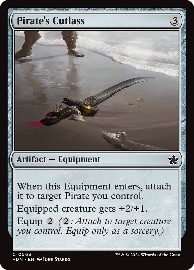 Pirate's Cutlass (563) [Foundations] - Deck Out Gaming