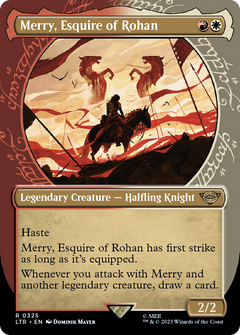 Merry, Esquire of Rohan (Showcase) (325) [The Lord of the Rings: Tales of Middle-earth] - Deck Out Gaming