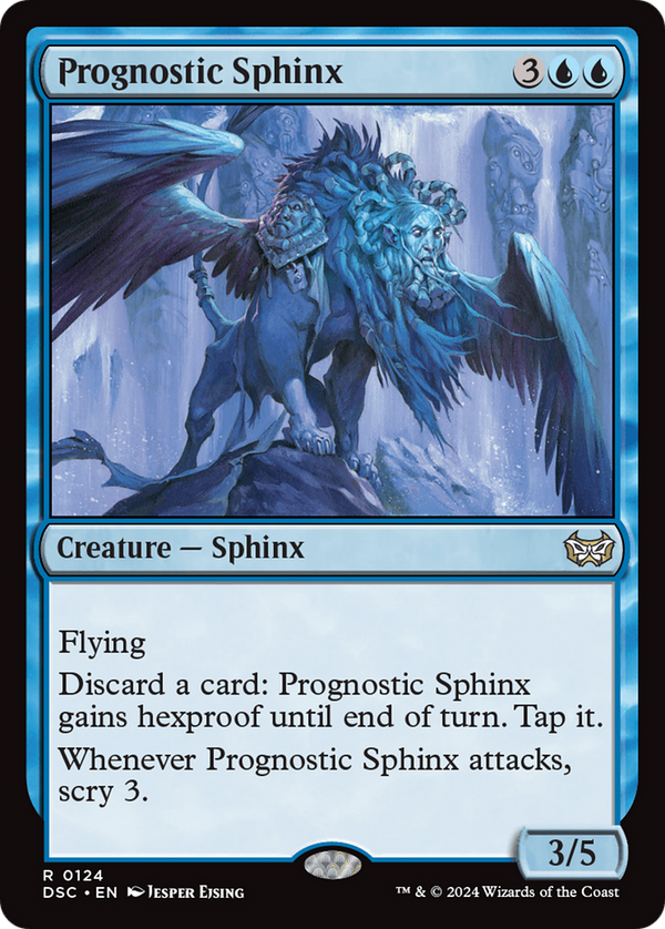 Prognostic Sphinx (124) [Duskmourn: House of Horror Commander] - Deck Out Gaming