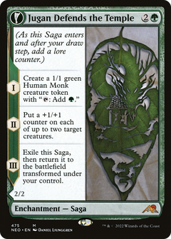 Jugan Defends the Temple (Extended Art) (475) [Kamigawa: Neon Dynasty] foil - Deck Out Gaming