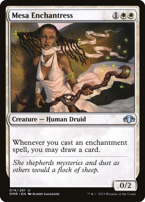 Mesa Enchantress (14) [Dominaria Remastered] foil - Deck Out Gaming