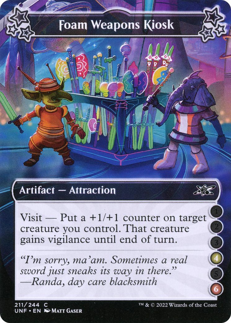 Foam Weapons Kiosk (4-6) (211) [Unfinity] - Deck Out Gaming