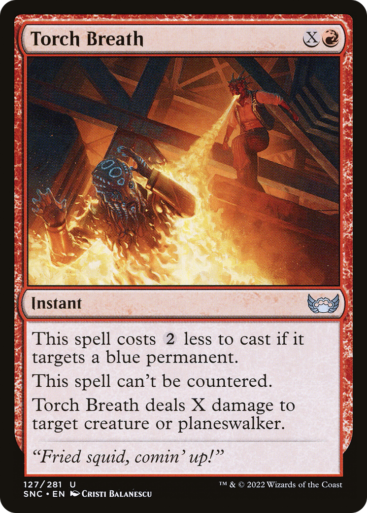 Torch Breath (127) [Streets of New Capenna] foil - Deck Out Gaming