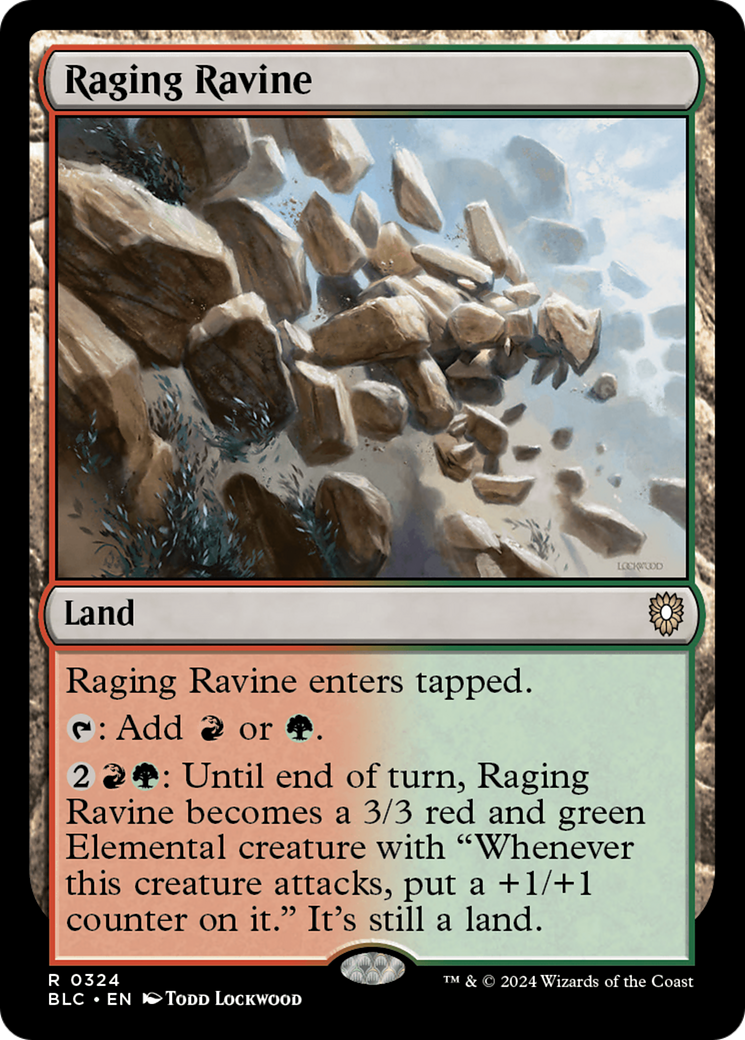 Raging Ravine (324) [Bloomburrow Commander] - Deck Out Gaming