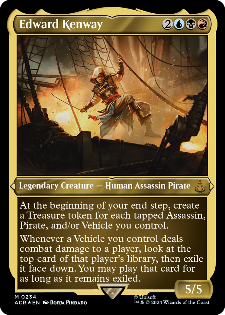 Edward Kenway (234) [Assassin's Creed] etched - Deck Out Gaming