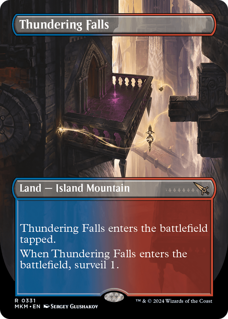 Thundering Falls (Borderless) (331) [Murders at Karlov Manor] foil - Deck Out Gaming