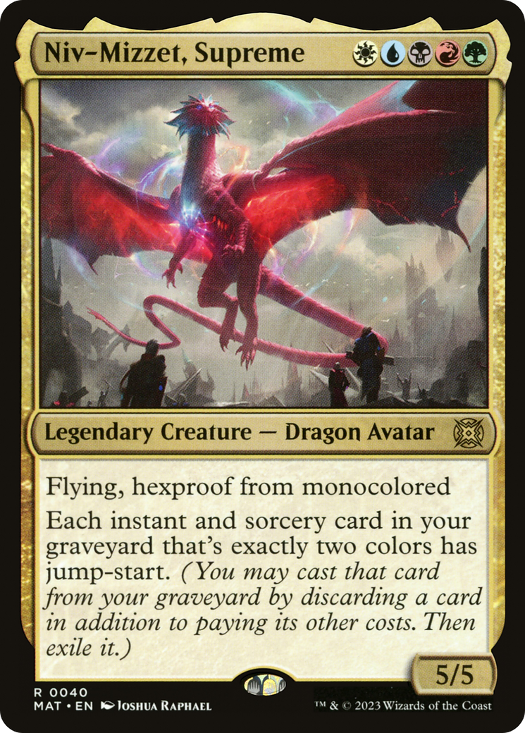 Niv-Mizzet, Supreme (40) [March of the Machine: The Aftermath] foil - Deck Out Gaming