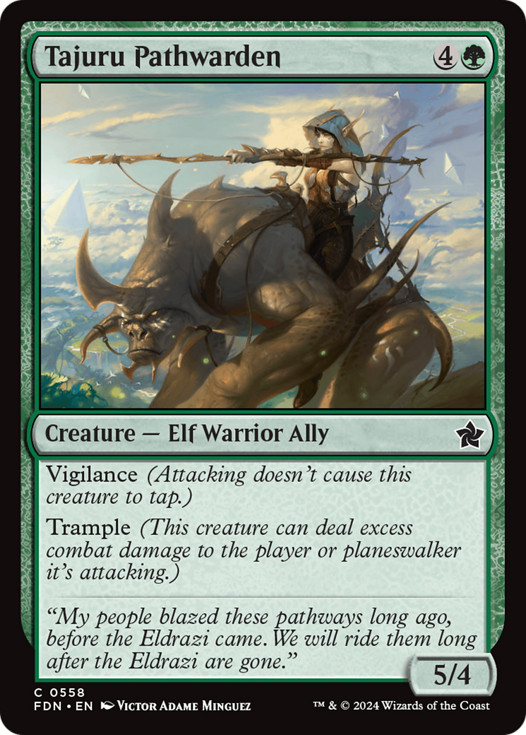 Tajuru Pathwarden (558) [Foundations] - Deck Out Gaming