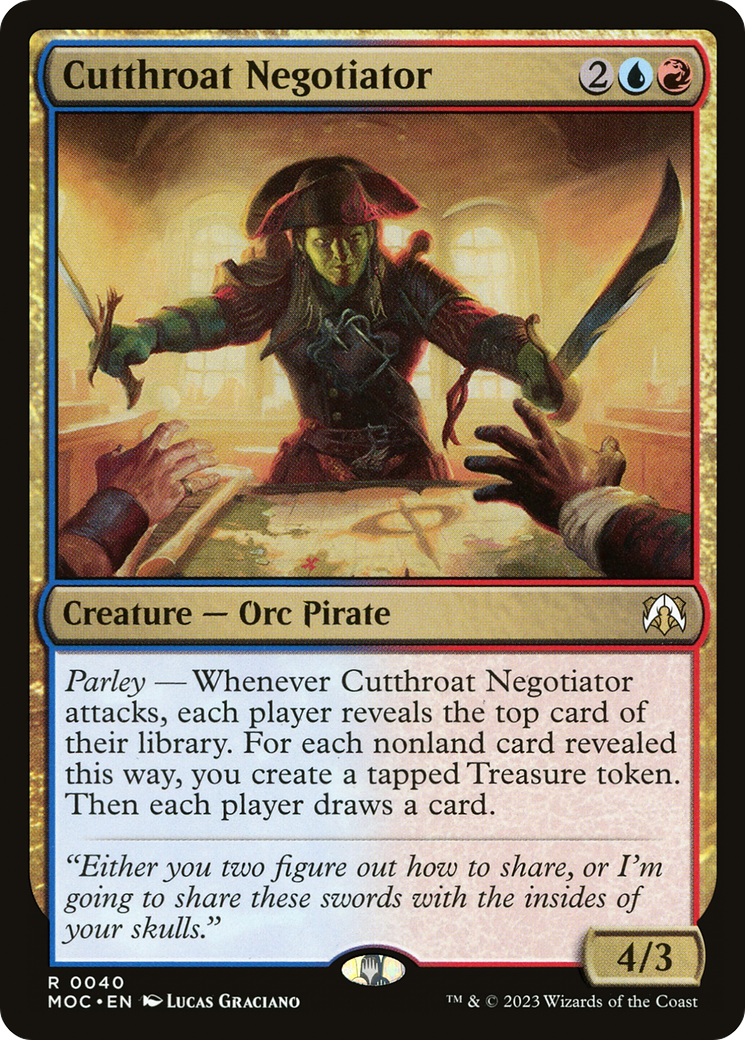 Cutthroat Negotiator (40) [March of the Machine Commander] - Deck Out Gaming