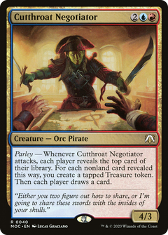 Cutthroat Negotiator (40) [March of the Machine Commander] - Deck Out Gaming