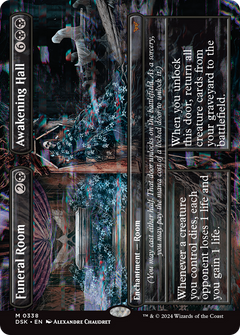 Funeral Room // Awakening Hall (Borderless) (338) [Duskmourn: House of Horror] foil - Deck Out Gaming