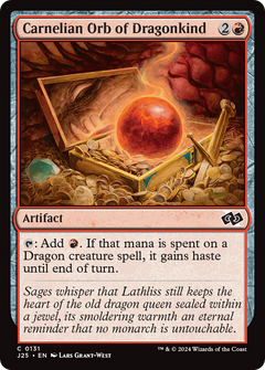 Carnelian Orb of Dragonkind (131) [Foundations Jumpstart] - Deck Out Gaming