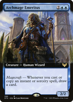 Archmage Emeritus (Extended Art) (295) [Strixhaven: School of Mages] - Deck Out Gaming