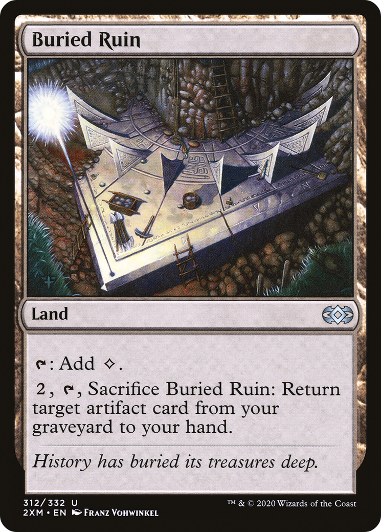 Buried Ruin (312) [Double Masters] foil - Deck Out Gaming