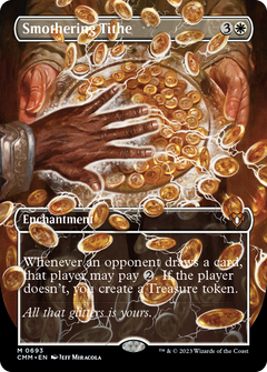 Smothering Tithe (Borderless) (693) [Commander Masters] foil - Deck Out Gaming