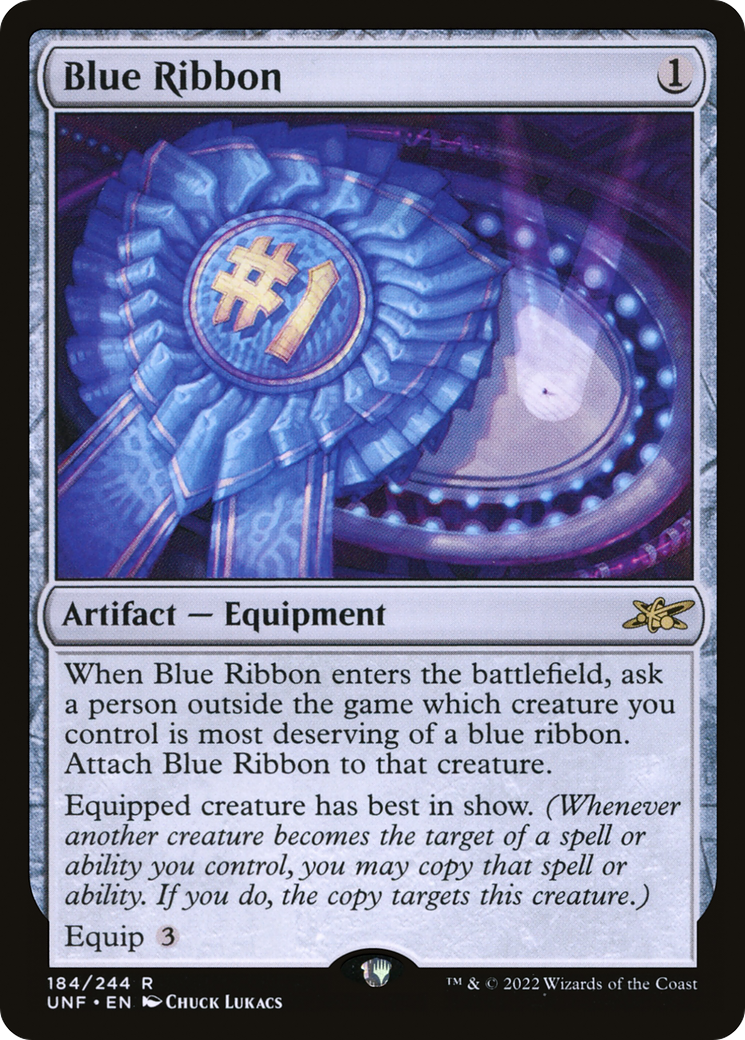 Blue Ribbon (184) [Unfinity] foil - Deck Out Gaming