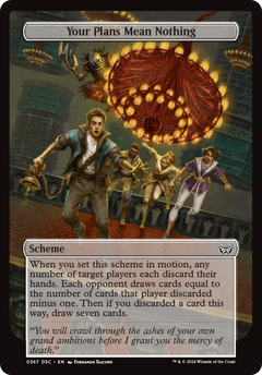 Your Plans Mean Nothing (Full Art) (367) [Duskmourn: House of Horror Commander] - Deck Out Gaming
