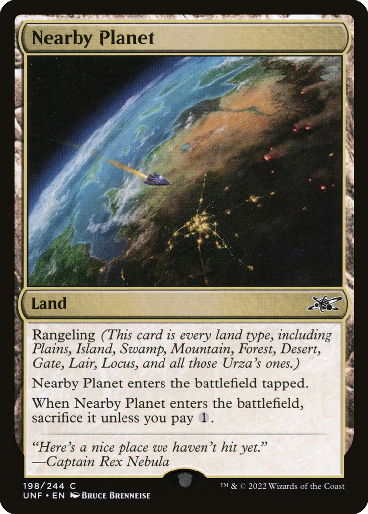 Nearby Planet (198) [Unfinity] - Deck Out Gaming