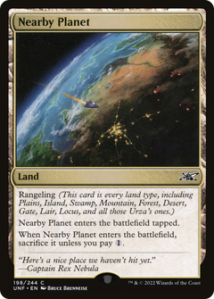 Nearby Planet (198) [Unfinity] - Deck Out Gaming