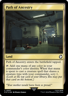 Path of Ancestry (Surge Foil) (807) [Fallout] foil - Deck Out Gaming