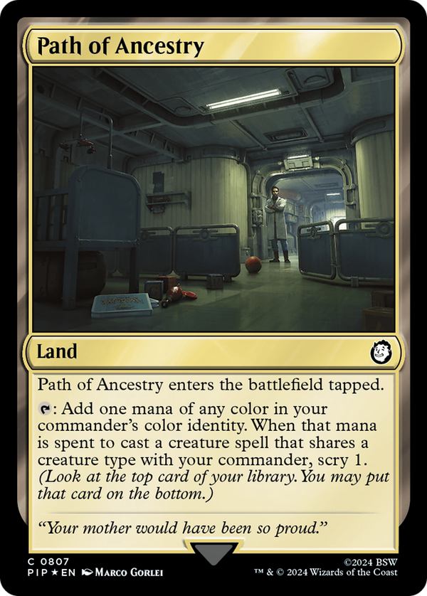 Path of Ancestry (Surge Foil) (807) [Fallout] foil - Deck Out Gaming
