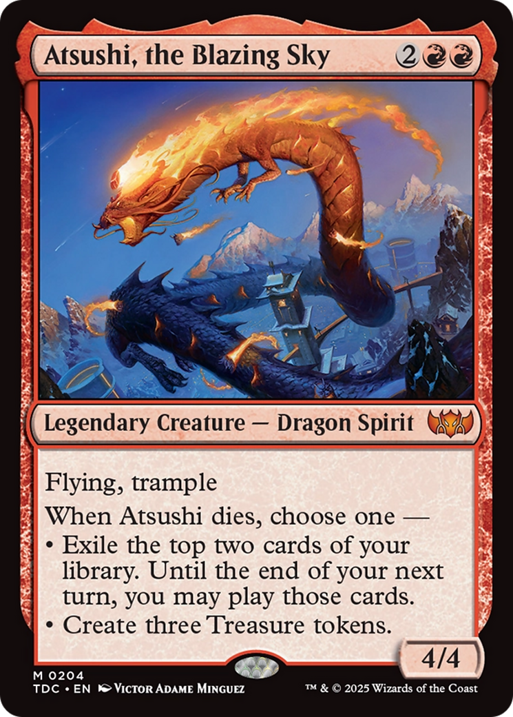 Atsushi, the Blazing Sky (204) [Commander: Tarkir: Dragonstorm] - Deck Out Gaming