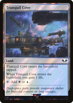 Tranquil Cove (Surge Foil) (303) [Warhammer 40,000 Commander] foil - Deck Out Gaming
