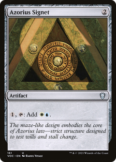 Azorius Signet (161) [Crimson Vow Commander] - Deck Out Gaming