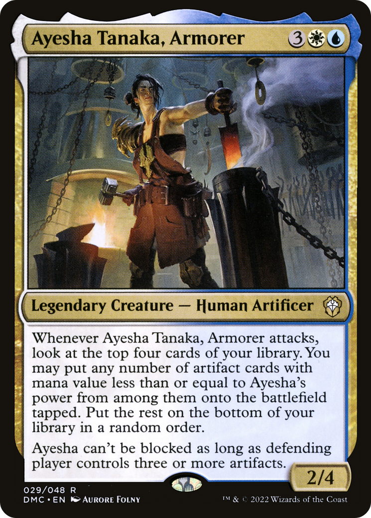 Ayesha Tanaka, Armorer (29) [Dominaria United Commander] - Deck Out Gaming